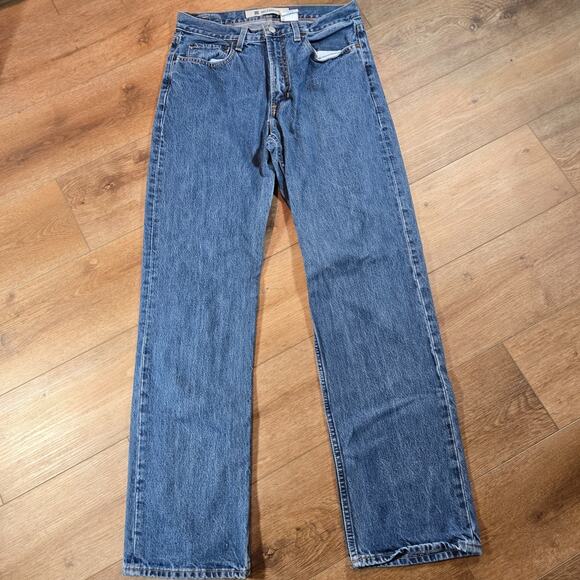 90s Y2K GAP Jeans Mens 32x34 Vintage Blue Denim Relaxed Fit Straight Leg - Picture 1 of 9